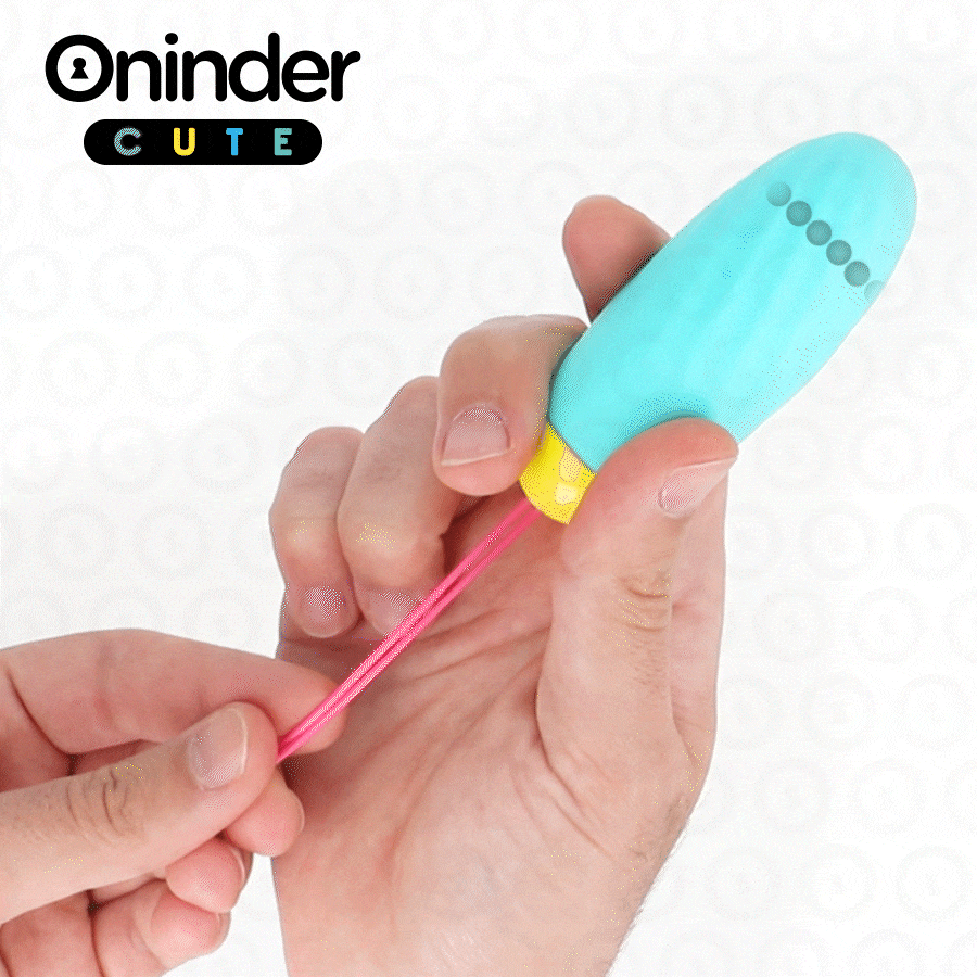 ONINDER CUTE - OVO VIBRATÓRIO LOVE PLEASURE - PEDRAS ROTATIVAS DE SILICONE - APLICAÇÃO MUNDIAL GRATUITA