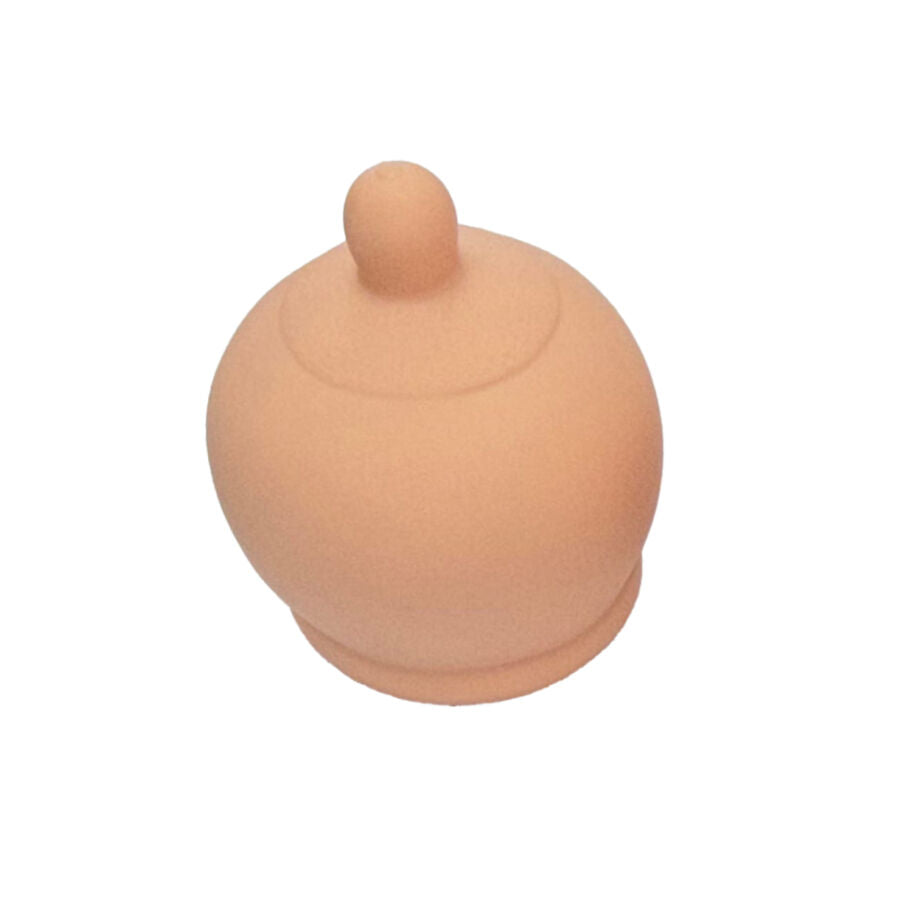 DIABLO PICANTE - BRINQUEDO ANTIESTRESSE EM FORMA DE SEIO COR DE PELE