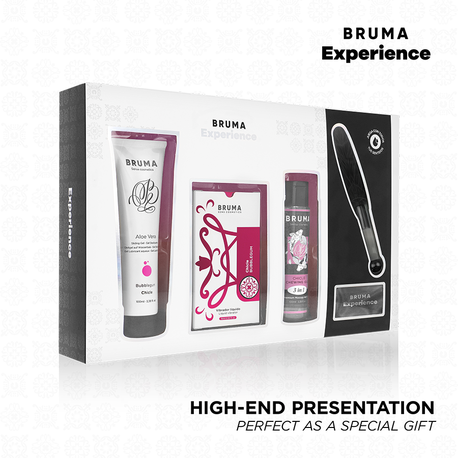 BRUMA XPERIENCE - KIT TENTAÇÃO DE GOMA DOCE VIBRO-ORGÁSMICA