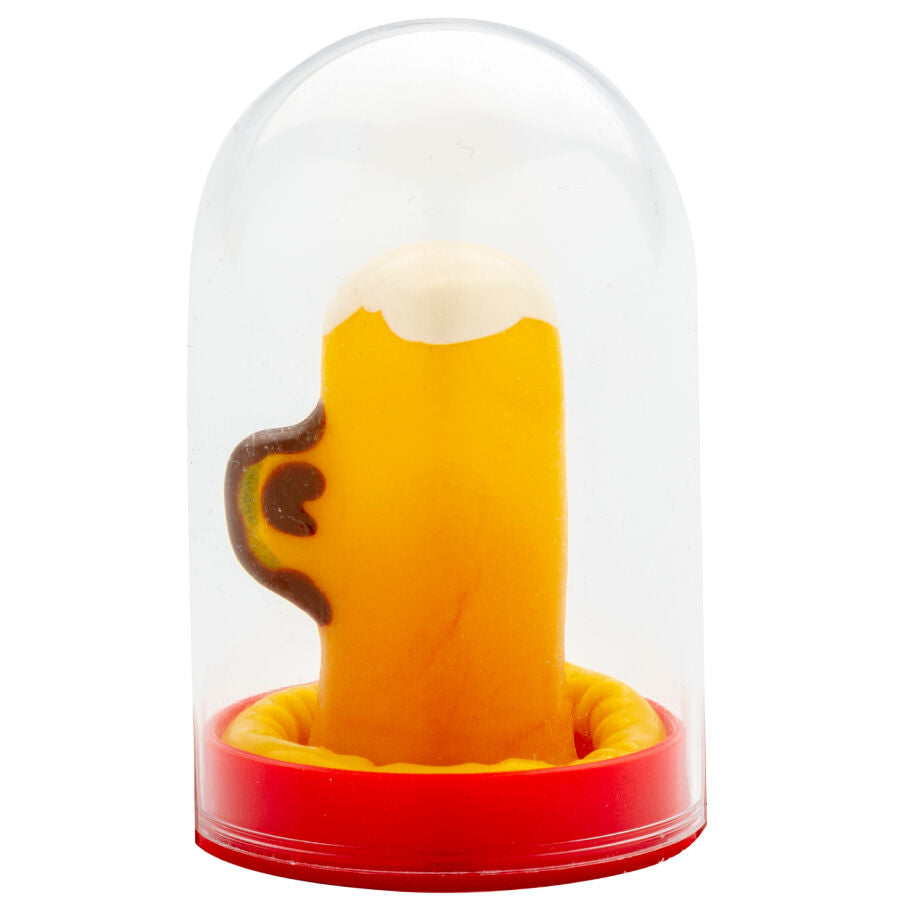 CONDOMERIE - PRESERVATIVOS DE FANTASIA PINTADOS À MÃO COPO DE CERVEJA