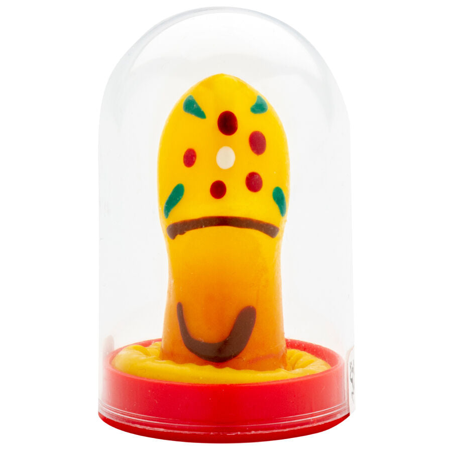 CONDOMERIE - SABOTS DE PRÃ‰SERVATIFS FANTAISIE PEINTS Ã€ LA MAIN