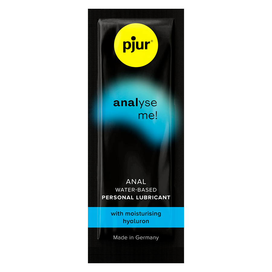 PJUR - ANALYZE ME LUBRIFICANTE À BASE DE ÁGUA ANAL 2 ML
