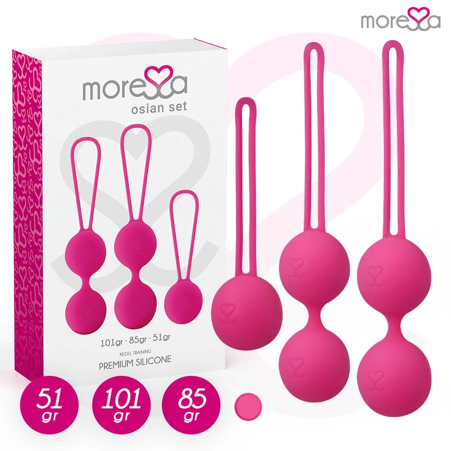 MORESSA - CONJUNTO DE SILICONE PREMIUM ROSA OSIAN (Osian One - 51 g