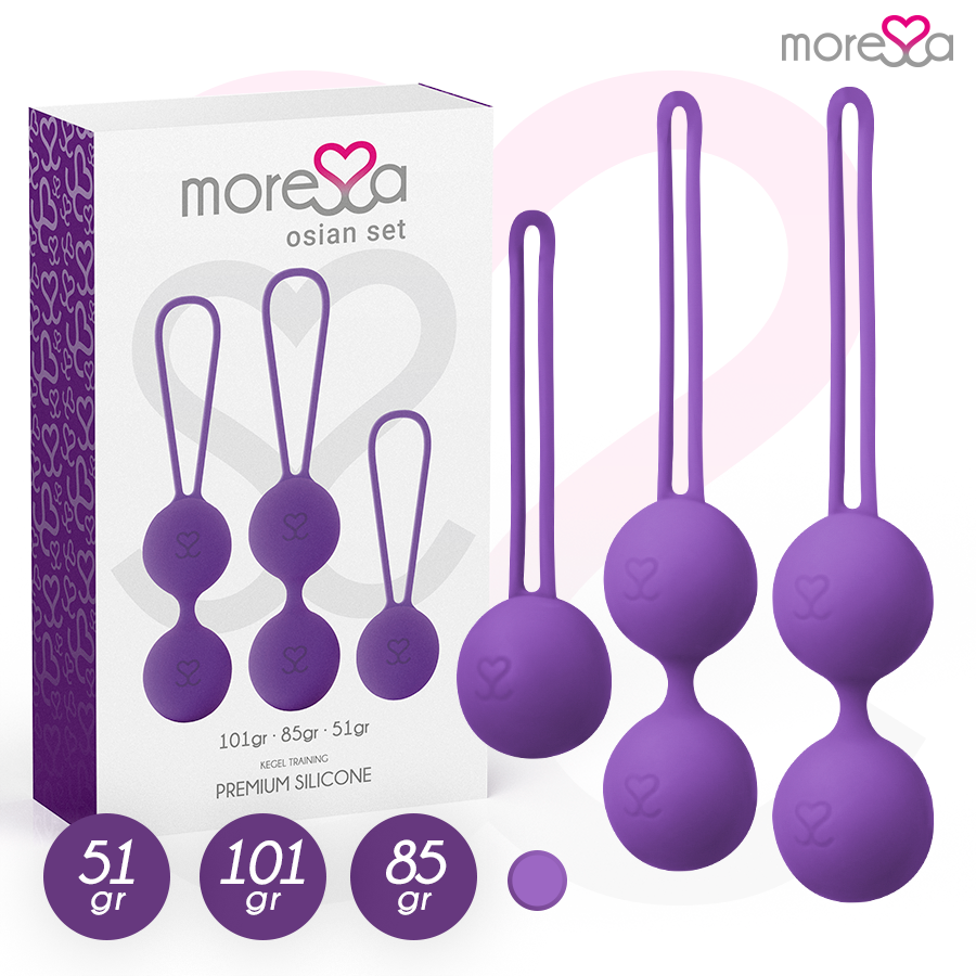 MORESSA - CONJUNTO DE SILICONE PREMIUM OSIAN LILÁS