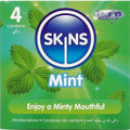 SKINS - PACK DE 4 PRESERVATIVOS PREMIUM MENTA