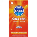 SKINS - PACK DE 8 PRESERVATIVOS ULTRAFINOS PREMIUM