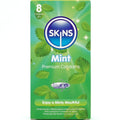 SKINS - EMBALAGEM DE 8 PRESERVATIVOS PREMIUM MENTA