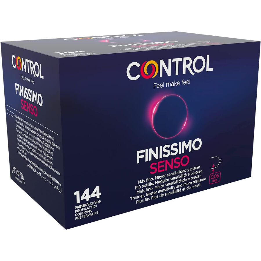 CONTROLO - PRESERVATIVOS FINISSIMO SENSO 144 UNIDADES