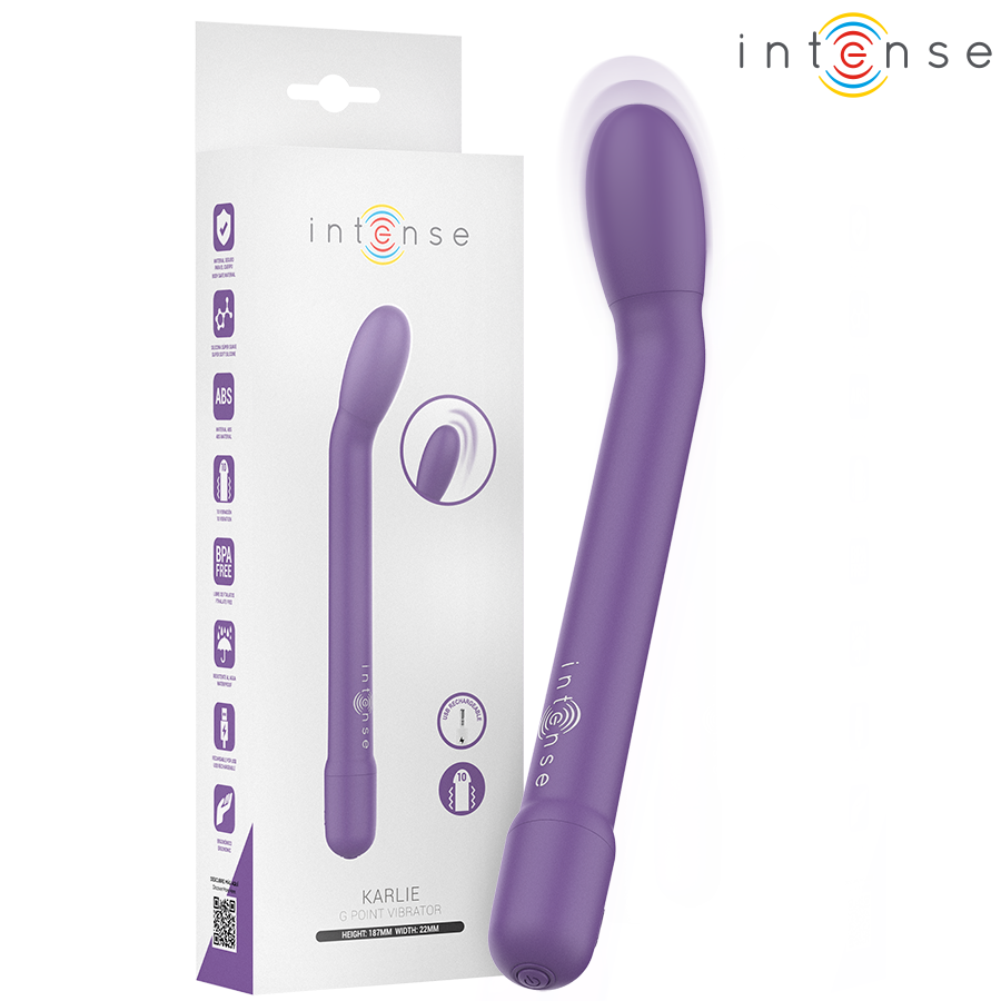 INTENSO - ESTIMULADOR DO PONTO G RECARREGÁVEL KARLIE VIOLETA