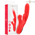 INTENSE - KAROL VIBRADOR MULTIFUNÇÕES IMPULSO & ESTIMULAÇÃO & ONDAS ESTIMULANTES VERMELHO