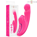 INTENSE - VIBRADOR EMI 13,5 CM MULTIFUNÇÕES 3 EM 1 10 VIBRAÇÕES ROSA