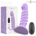 INTENSE - BRENDA VIBRADOR TAMANHO M DESIGN ESPIRAL 10 VIBRAÇÕES ROXO COMANDO