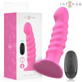 INTENSO - CINDY VIBRADOR TAMANHO L DESIGN ESPIRAL 10 VIBRAÇÕES ROSA CONTROLO REMOTO