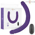 INTENSE - GUNTER DILDO DUPLO VIBRADOR 40 CM ROXO CONTROLO REMOTO