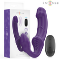 INTENSE - JILL VIBRADOR DUPLO 20 CM ROXO CONTROLO REMOTO