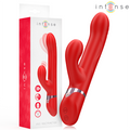 INTENSE - LELE VIBRADOR MULTIFUNÇÕES ROTATIVO & OSCILANTE & ESTIMULANTE VERMELHO