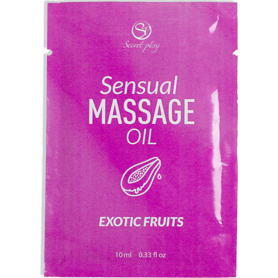 SECRETPLAY - ÓLEO DE MASSAGEM MONODOSE DE FRUTOS EXÓTICOS 10 ML