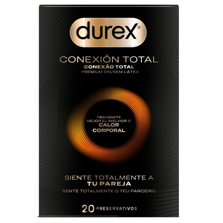 DUREX - CONEXÃO TOTAL ULTRA FINA SEM LÁTEX PLUS 20 UNIDADES