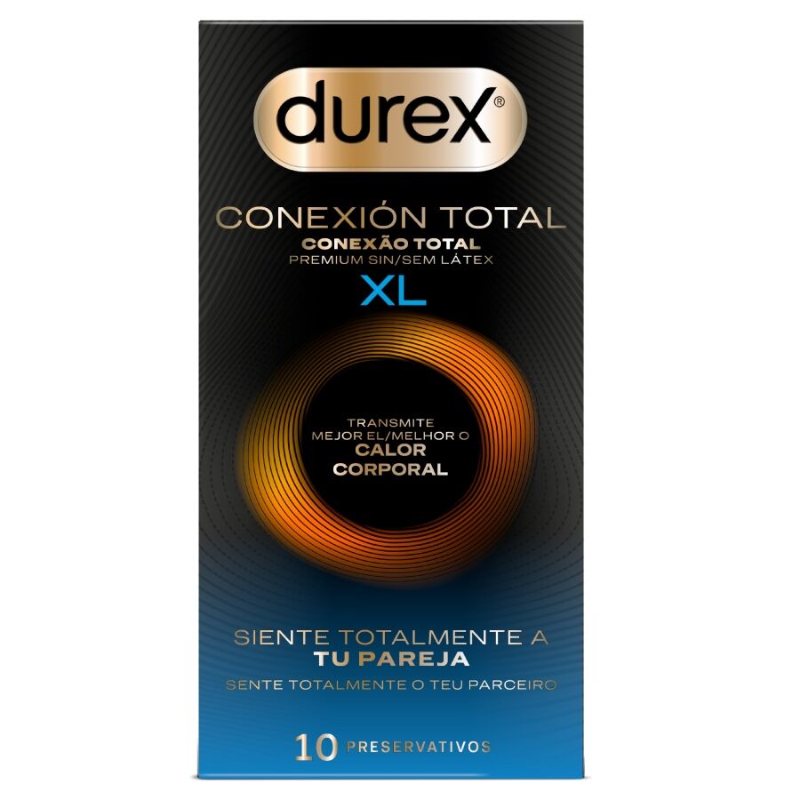 DUREX - CONEXÃO TOTAL XL ULTRA FINA SEM LÁTEX 10 UNIDADES