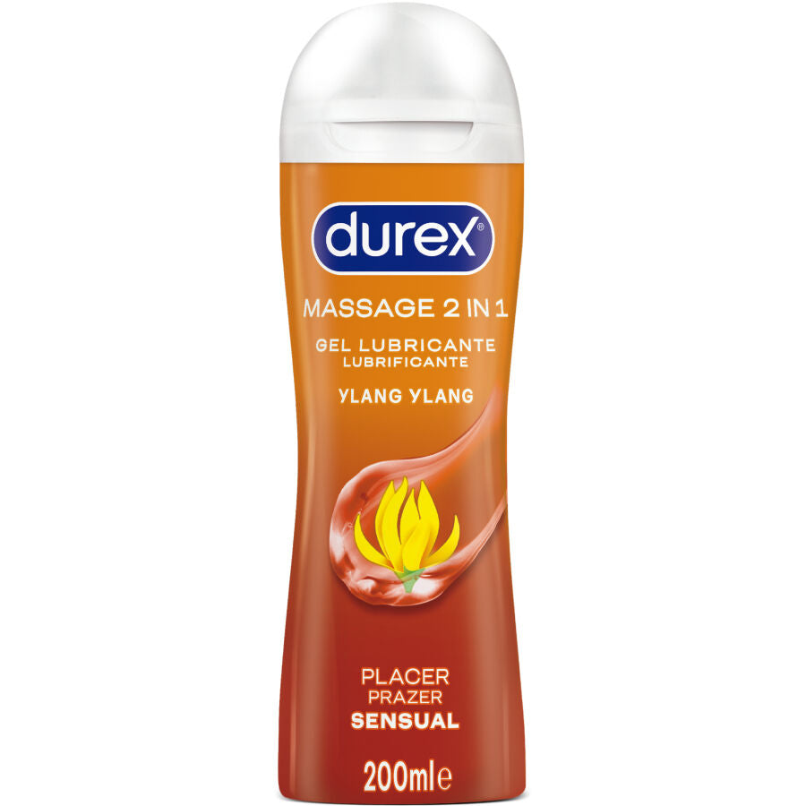 DUREX - GEL LUBRIFICANTE DE MASSAGEM SENSUAL YLANG YLANG 200 ML