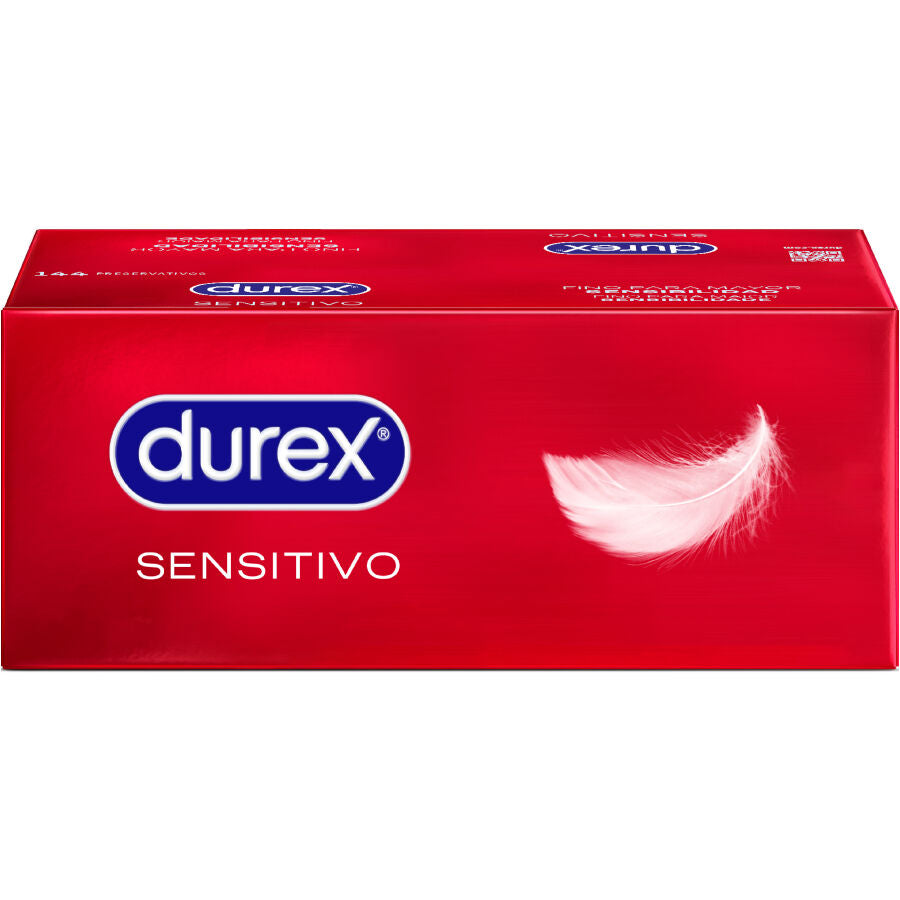 DUREX - PRESERVATIVOS SENSITIVE 144 UNIDADES