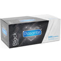 PRESERVATIVOS PASANTE VELVET BLACK - CAIXA DE 144 UNIDADES