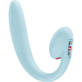 FUN FACTORY - VIBRADOR DE DUPLA IMPULSÃO DE AR CRESCENDO INSERÍVEL AZUL GELO