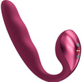 FUN FACTORY - ALLEGRO VIBRADOR DE DUPLA PULSAÇÃO DE AR INSERÍVEL VINHO TINTO