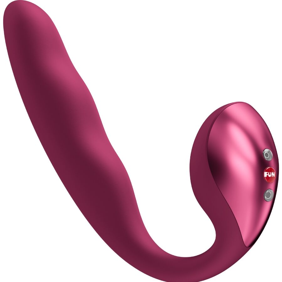 FUN FACTORY - ALLEGRO VIBRADOR DE DUPLA PULSAÇÃO DE AR INSERÍVEL VINHO TINTO