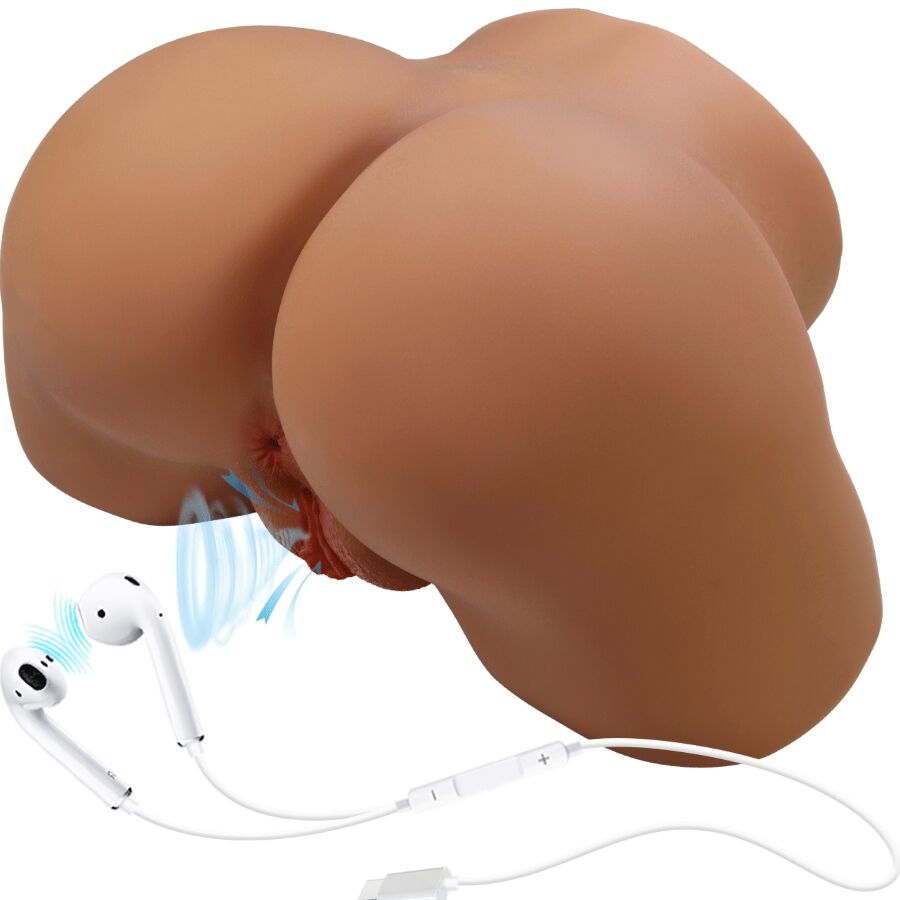 CRAZY BULL - GERIANN VIBRADOR E SUGADOR FEMININO REALISTA COM SOM 5,5 KG