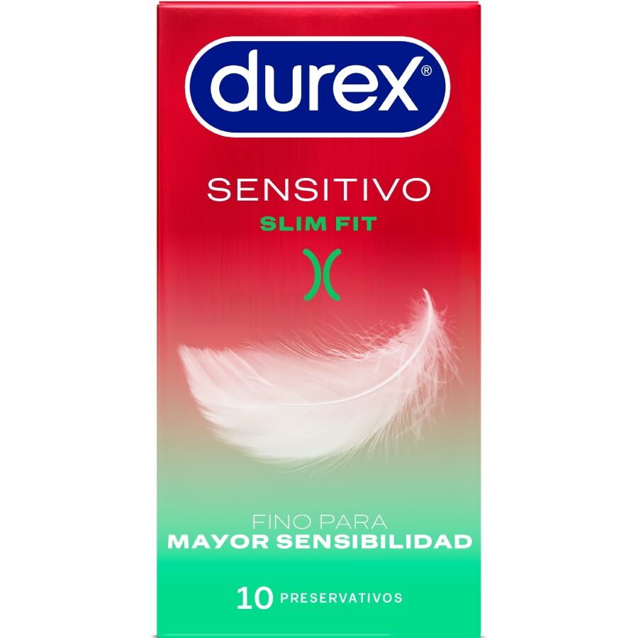 DUREX - SENSITIVE SLIM FIT 10 UNIDADES