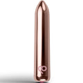 ROCKS-OFF - VIBRADOR ESFÉRICO RECARREGÁVEL DOURADO ROSA