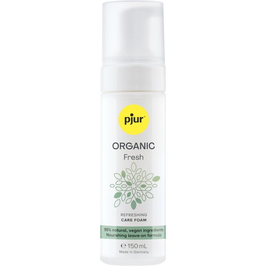 PJUR - MOUSSE REFRESCANTE BIOLÓGICA VEGAN SEM ENXAGUAR 150 ML