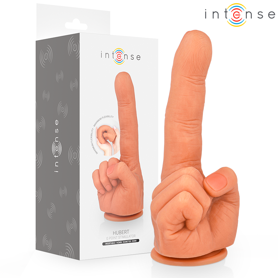 INTENSO - ESTIMULADOR PONTO G HUBERT MÃO FLEXÍVEL 14,2 CM