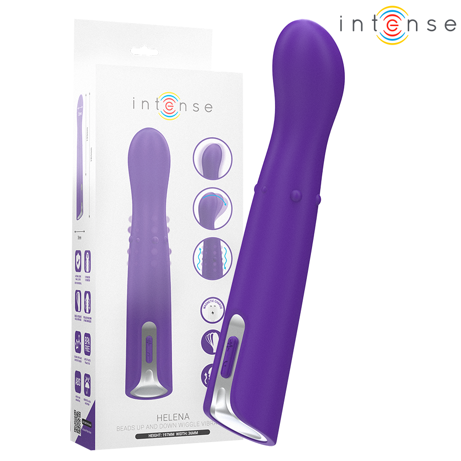 INTENSO - VIBRADOR HELENA BEADS UP & DOWN WIGGLE 13,5 CM