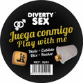 DIABLO PICANTE - DADO DOURADO COM POSIÇÕES E CUBO