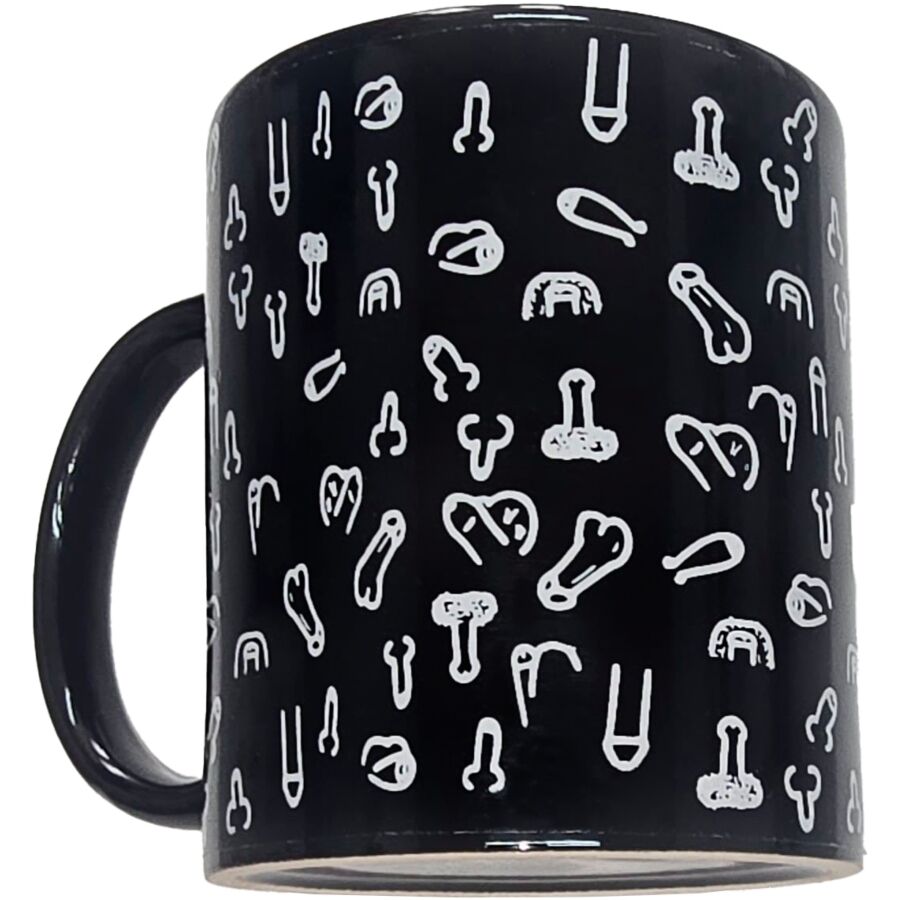 DIABLO PICANTE - CANECA PÉNIS PRETO 370 ML