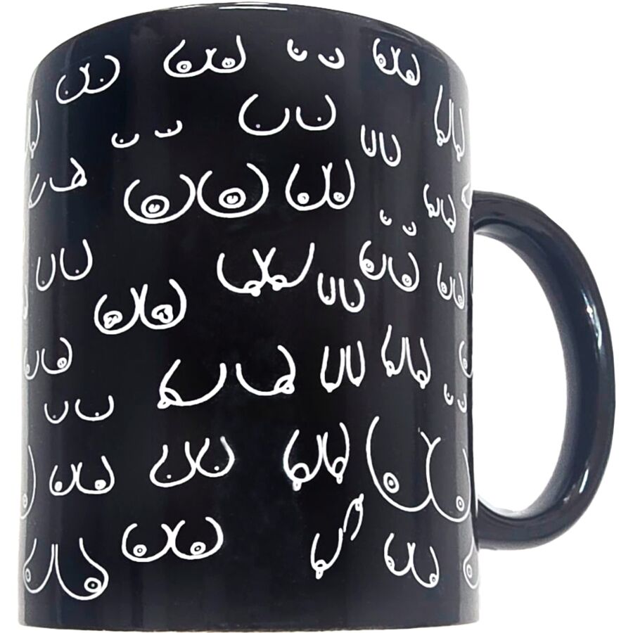 DIABLO PICANTE - CANECA SEIOS PRETA 370 ML