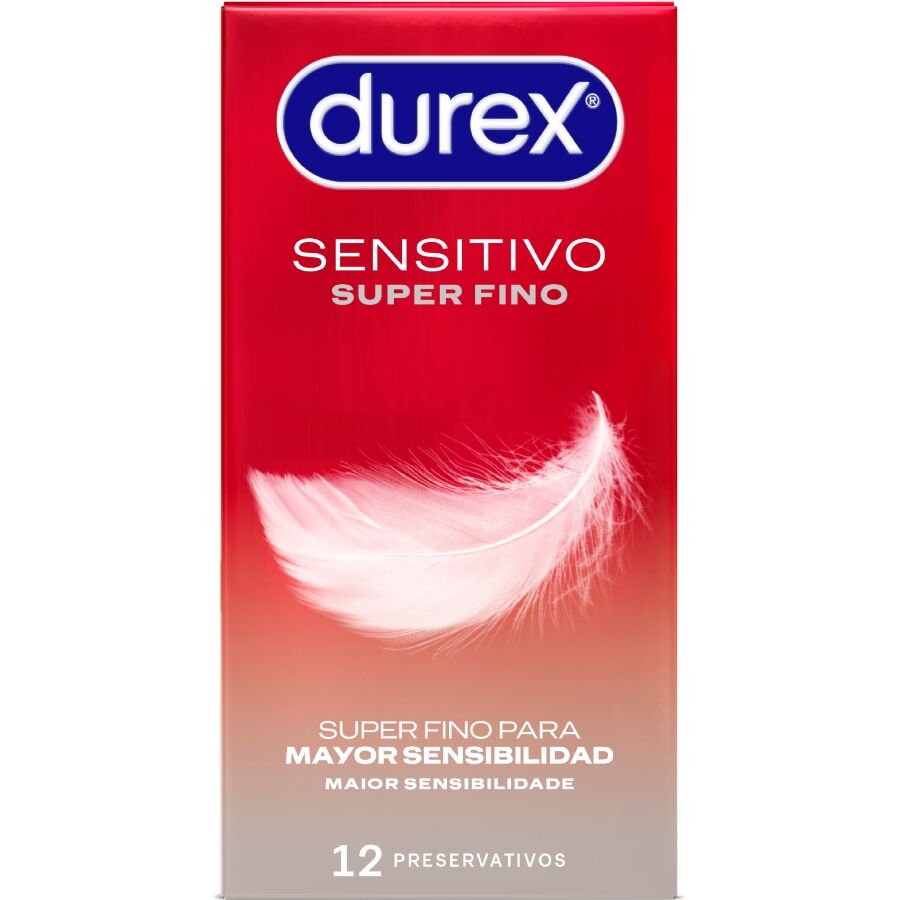 DUREX - EXTRA FINOS E SENSÍVEIS 12 UNIDADES