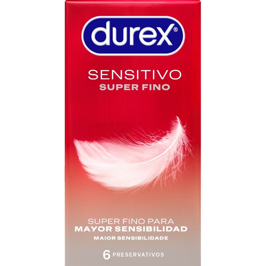 DUREX - EXTRA FINO E SENSÍVEL 6 UNIDADES