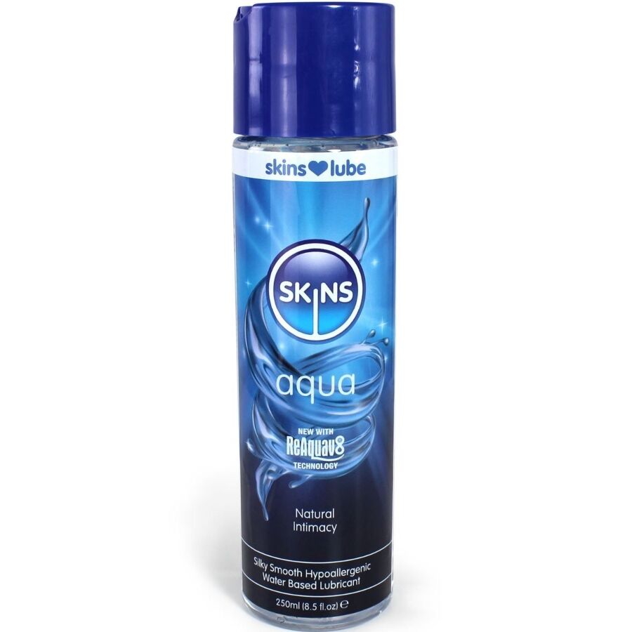 SKINS - LUBRIFICANTE AQUA À BASE DE ÁGUA 250 ML