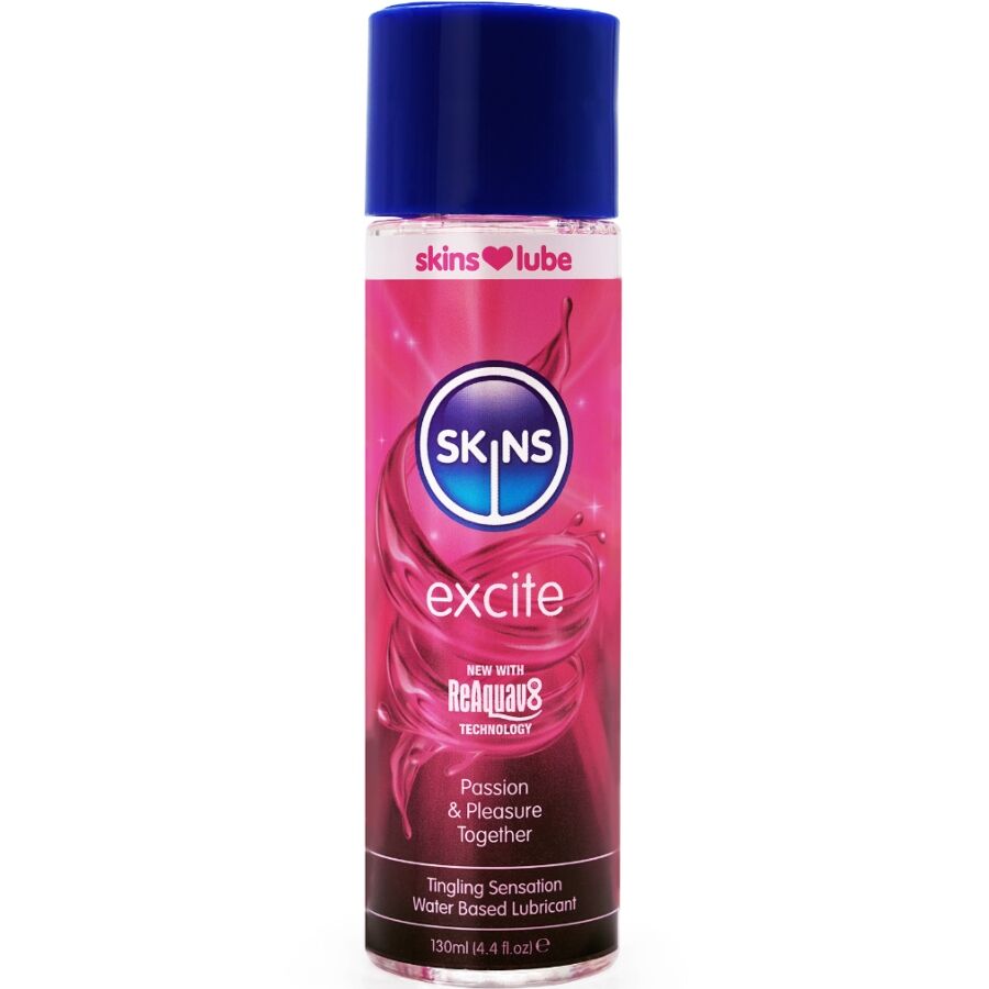 SKINS - LUBRIFICANTE À BASE DE ÁGUA EXCITE 130 ML