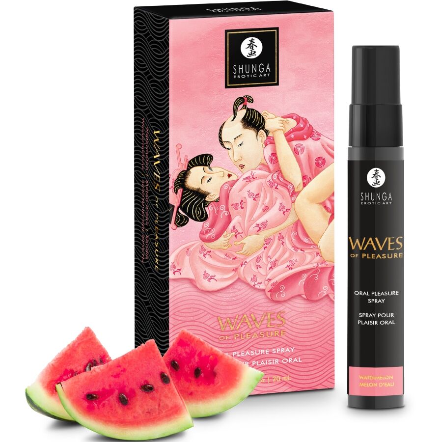 SHUNGA - WAVES PRAZER SPRAY ORAL SEDUTOR MELANCIA 20 ML