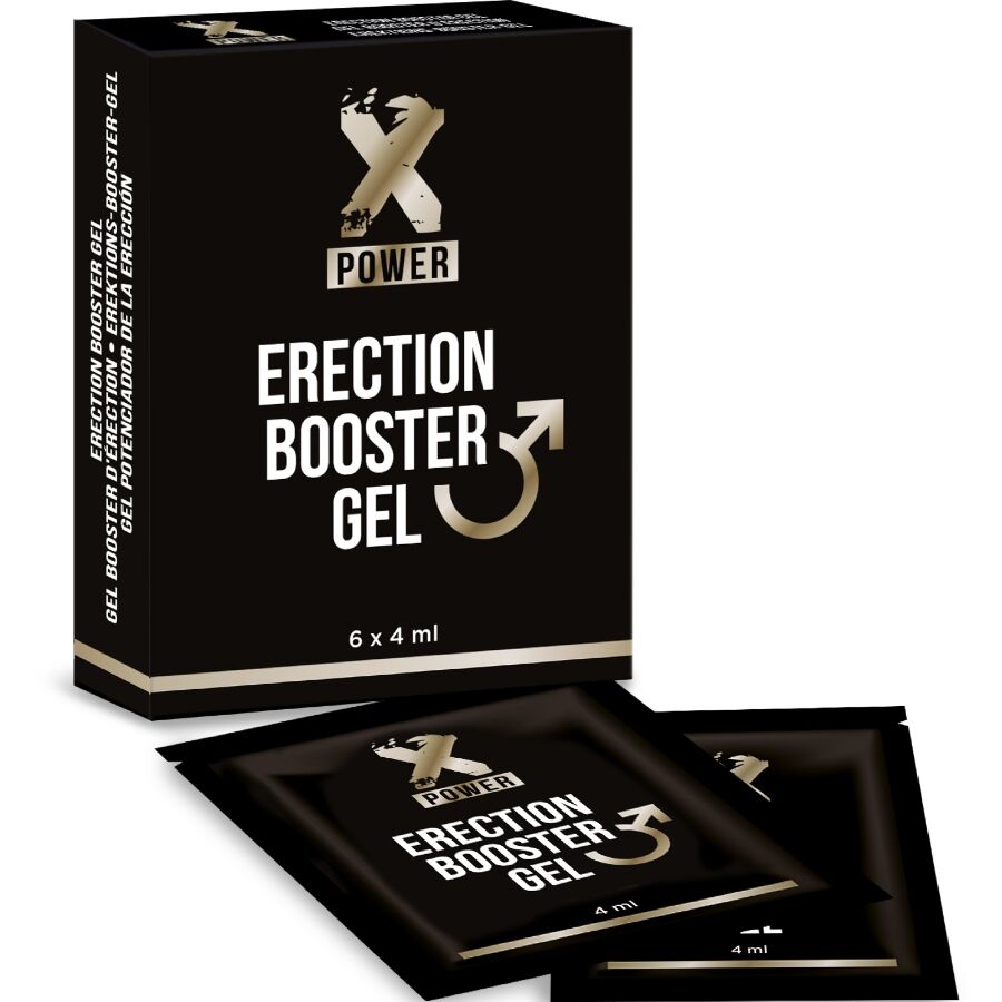 XPOWER - GEL BOOSTER DE EREÇÃO 6 X 4 ML