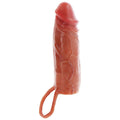 GET REAL - EXTENSÃO DE SILICONE HIDRATANTE CARAMELO 16 CM
