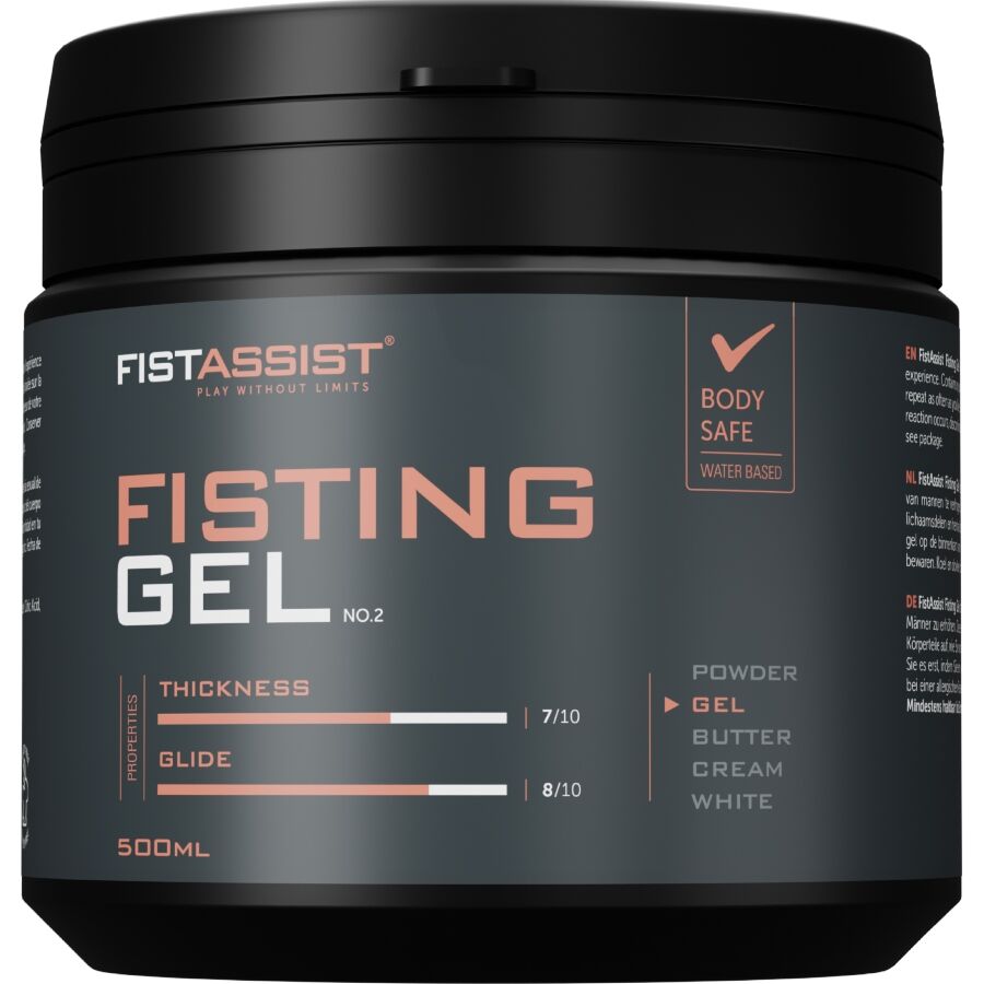 COBECO - FIST ASSIST GEL DE FISTING EXTRA GROSSO À BASE DE ÁGUA 500 ML