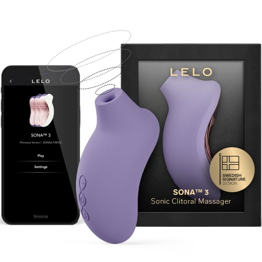 LELO - SONA 3 MASSAGEADOR CLITORIANO SÓNICO VIOLETA CREPÚSCULO