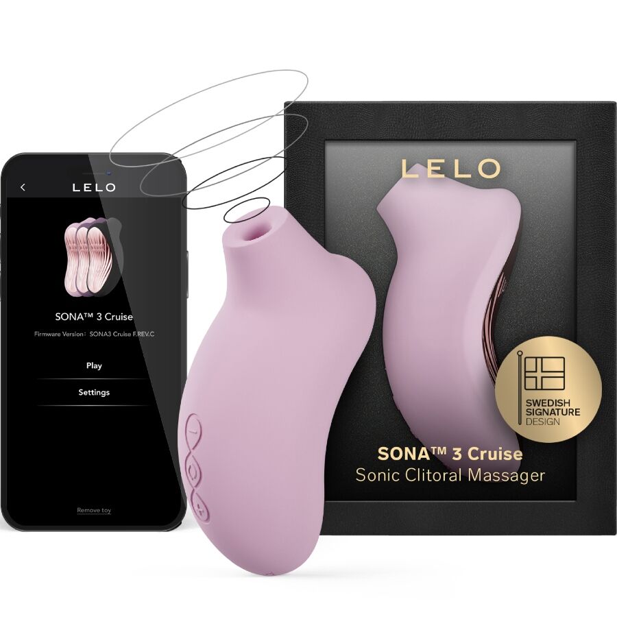 LELO - SONA 3 CRUISE MASSAGEM CLITORIANO SÓNICO ROSA PÁLIDO