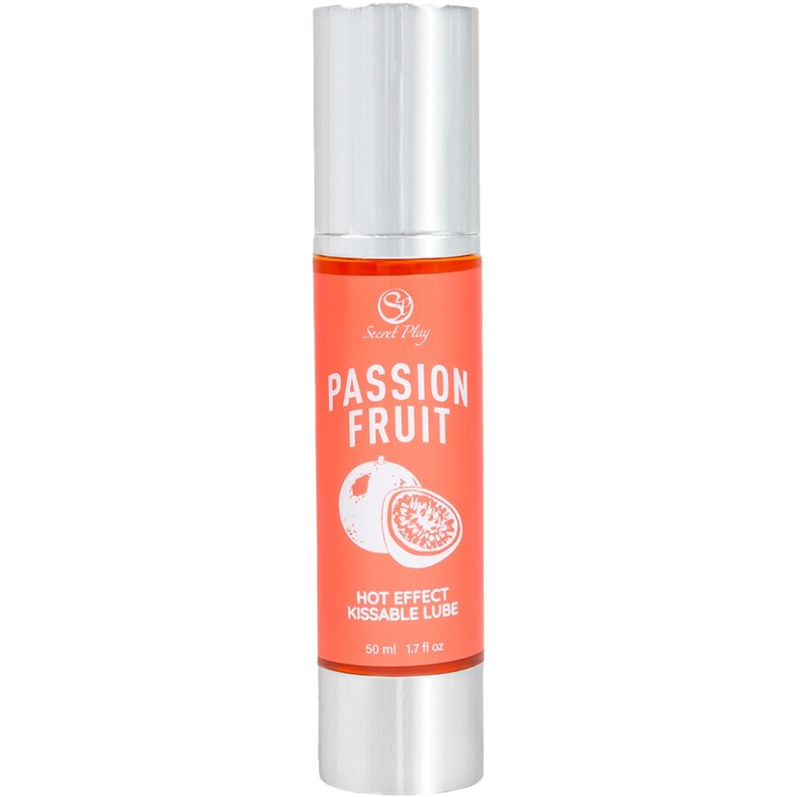 SECRETPLAY - LUBRIFICANTE AQUECEDOR FRUTO DA PAIXÃO 50 ML