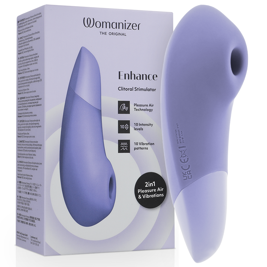WOMANIZER - ESTIMULADOR CLITORIANO COM MELHORAMENTO LILÁS